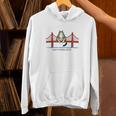 San Franciscos Cat Golden Gates Bridge Cat Reading Books Unisex Hoodie