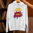 School Counselor Teacher Superhero Superpower Comic Book Premium Tri-Blend Unisex Hoodie