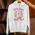 Silly Goose Book Club Reading Girl Unisex Hoodie