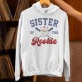 Sister Of Rookie 1st Birthday Baseball Boy Family Matching Unisex Hoodie Sister Of Rookie 1st Birthday Baseball Boy Family Matching Unisex Hoodie