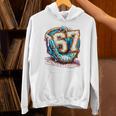 Six Seven Baseball Lifestyle 67 Meme Gen Alpha Slang Premium Tri-Blend Unisex Hoodie