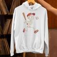 Skeleton Batting Baseball Halloween Boys Men Kids Unisex Hoodie Skeleton Batting Baseball Halloween Boys Men Kids Unisex Hoodie