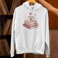 Smells Like She's Reading Smut Again Smutty Books And Coffee Premium Tri-Blend Unisex Hoodie