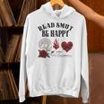 Smutt Book Merch Read Smut Be Happy Dark Romance Triggers Premium Tri-Blend Unisex Hoodie