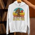 So Much Books So Little Time Reading Books Lover Bigfoot Unisex Hoodie