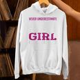SOMMAS BOOKS Never Underestimate The Power Of a Girl With a Book Reading Unisex Hoodie SOMMAS BOOKS Never Underestimate The Power Of a Girl With a Book Reading Unisex Hoodie