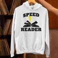 Speed Reader Book Lover Reading Unisex Hoodie