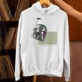 Star Wars The Book Of Boba Fett Minimalist Helmet Unisex Hoodie