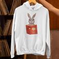 Studious Studying Bunny Book Lover Reading Geek Rabbit Unisex Hoodie Studious Studying Bunny Book Lover Reading Geek Rabbit Unisex Hoodie
