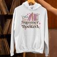 My Summer Is All Booked Retro Summer Book Lover Womens Girls Unisex Hoodie