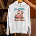 Summer Reading Book Lover All Need Is The Beach & A Book Premium Tri-Blend Unisex Hoodie
