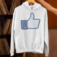 Thumbs Up Like Face Book Icon Unisex Hoodie