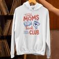 Tired Moms Book Club Mother’s Day Trendy Reading Lover Comfort Colors Crop Top Unisex Hoodie