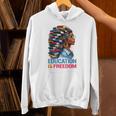 History Education Is Freedom Books Black History Unisex Hoodie History Education Is Freedom Books Black History Unisex Hoodie