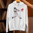 Valentines Baseball Batter Heart Player Silhouette Premium Tri-Blend Unisex Hoodie Valentines Baseball Batter Heart Player Silhouette Premium Tri-Blend Unisex Hoodie