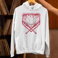 Valentines Baseball Boys Ice Cream Drip Heart Youth Kids Unisex Hoodie Valentines Baseball Boys Ice Cream Drip Heart Youth Kids Unisex Hoodie