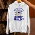 Why Was The Math Book Sad Too Many Problems Math Humor Unisex Hoodie