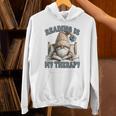 Women's Book Reader Accessories For Teacher Reading Is My Therapy Unisex Hoodie Women's Book Reader Accessories For Teacher Reading Is My Therapy Unisex Hoodie