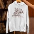 Women's Bookish Rabbit Reading Fiction Novel Book Vintage Bookworms Unisex Hoodie