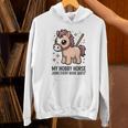 Women's My Hobby Horse Joins Every Book Quest Reading Lover Unisex Hoodie