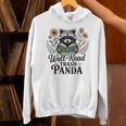 Women's Well Read Trash Panda Book Lover Raccoon Unisex Hoodie