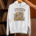 Women's Unearth A Story Summer Reading 2026 Flower Butterfly Book Unisex Hoodie Women's Unearth A Story Summer Reading 2026 Flower Butterfly Book Unisex Hoodie