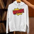 WOW Comic Book Cartoon Speech Bubble Pop Art Unisex Hoodie