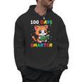 100 Days Smarter Happy Cute Cat Reading A Book Men Hoodie
