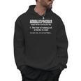 Abibliophobia Definition Reading Bookworm Book Lover Vintage Men Hoodie