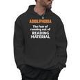 Abibliophobia Reading Bookworm Teacher Librarian Book Reader Men Hoodie Abibliophobia Reading Bookworm Teacher Librarian Book Reader Men Hoodie