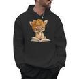 Adorable Fawn Reading Book Lover With Men Hoodie Adorable Fawn Reading Book Lover With Men Hoodie