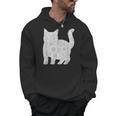 Adult Coloring Book CAT Mandala Flowers T-Shirt Men Hoodie