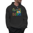 Adventure Starts With Books Jungle Animals Kids Reading Them Men Hoodie Adventure Starts With Books Jungle Animals Kids Reading Them Men Hoodie
