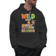 Animal Print For Boys Girls Kids Wild About Reading Books Men Hoodie