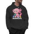 Axolotl Book Reading Bookworm Readolotl Mexican Salamander Men Hoodie Axolotl Book Reading Bookworm Readolotl Mexican Salamander Men Hoodie