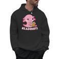Axolotl Read Book Readolotl Ambystoma Mexicanum Walking Fish Men Hoodie Axolotl Read Book Readolotl Ambystoma Mexicanum Walking Fish Men Hoodie