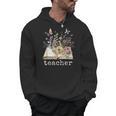 Beautiful Floral Open Book Teacher Men Women Men Hoodie Beautiful Floral Open Book Teacher Men Women Men Hoodie