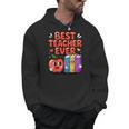Best Teacher Ever Cute Apple Books School Classroom Vibes Men Hoodie Best Teacher Ever Cute Apple Books School Classroom Vibes Men Hoodie