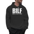 BILF Books I'd Like To Finish Humorous Book Lover Pun Men Hoodie BILF Books I'd Like To Finish Humorous Book Lover Pun Men Hoodie