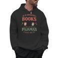Book & Pajamas Humorous Book Lover Reading Bedtime Men Hoodie