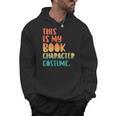 This Is My Book Character Costume Retro Halloween Men Hoodie