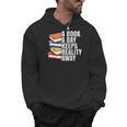A Book A Day Keeps Reality Away Bookworm Men Hoodie