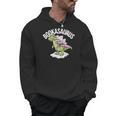 Book Dinosaur T-Rex Bookworm Dino Book Reading Men Hoodie