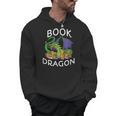 Book Dragon Smart Readers Men Hoodie