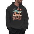 Book Girl Summer Book Reading Retro Sunset Men Hoodie Book Girl Summer Book Reading Retro Sunset Men Hoodie