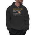 Book Hangover Definition Reading Lover Men Hoodie