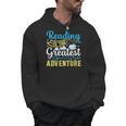 Book Librarian Reading Is The Greatest Adventure Book Lover Men Hoodie
