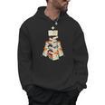 Book Lover Bookworm Librarian Merry Christmas Tree Men Hoodie