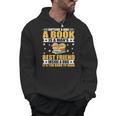 Book Lover Outside a Dog a Book Is a Man's Best Friend Men Hoodie Book Lover Outside a Dog a Book Is a Man's Best Friend Men Hoodie