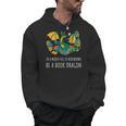Book Lover In A World Full Of Bookworms Be A Book Dragon Men Hoodie